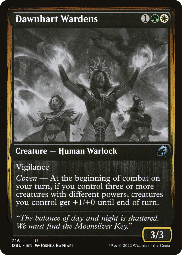 Dawnhart Wardens (DBL-216) - Innistrad: Double Feature Foil