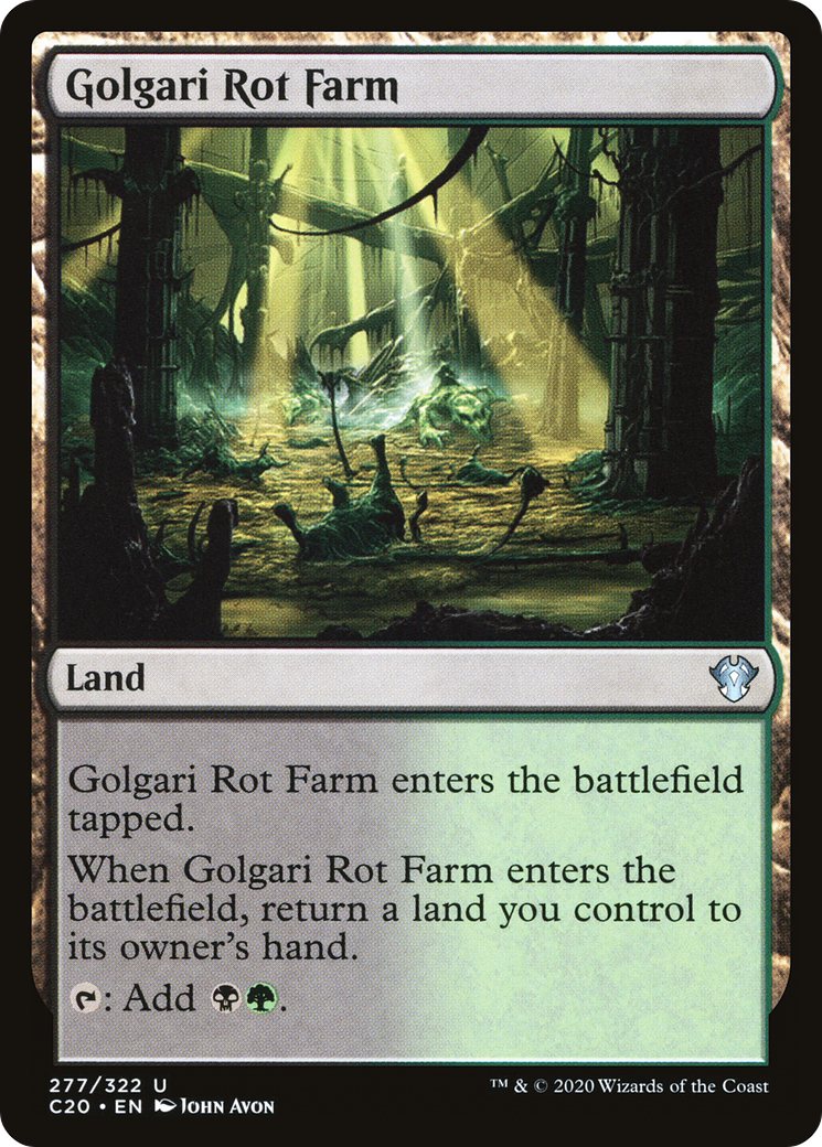 Golgari Rot Farm (C20-277) - Commander 2020