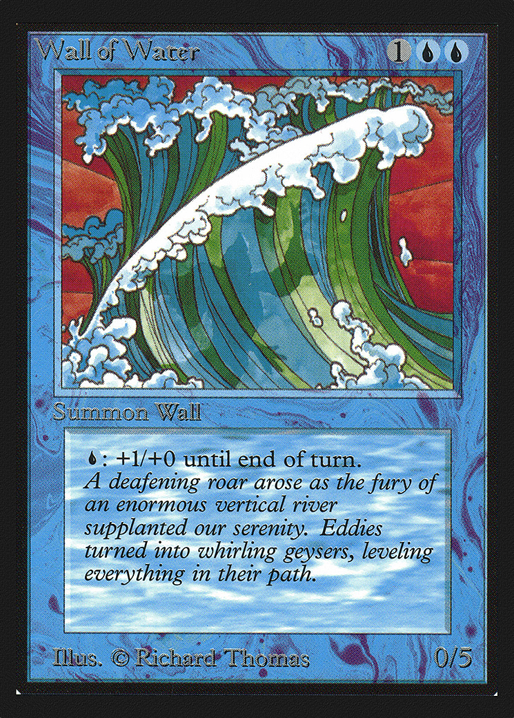 Wall of Water (IE) (IED-) - Intl. Collectors' Edition