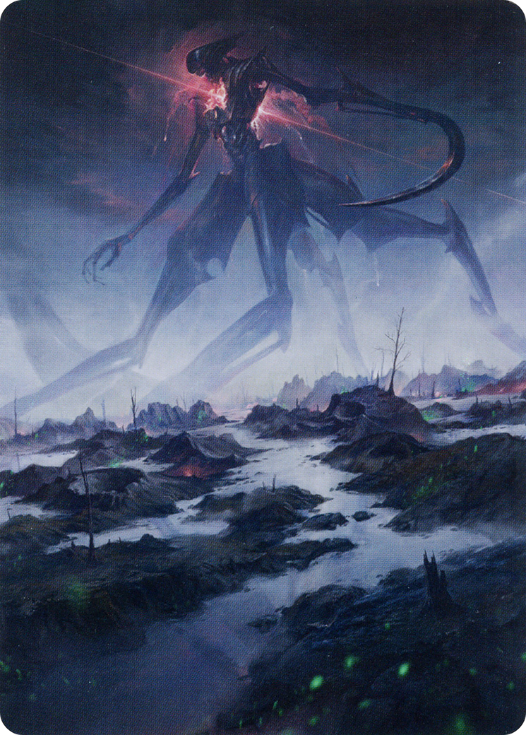 Swamp // Swamp (ABRO-050) - The Brothers' War Art Series (Borderless) Foil