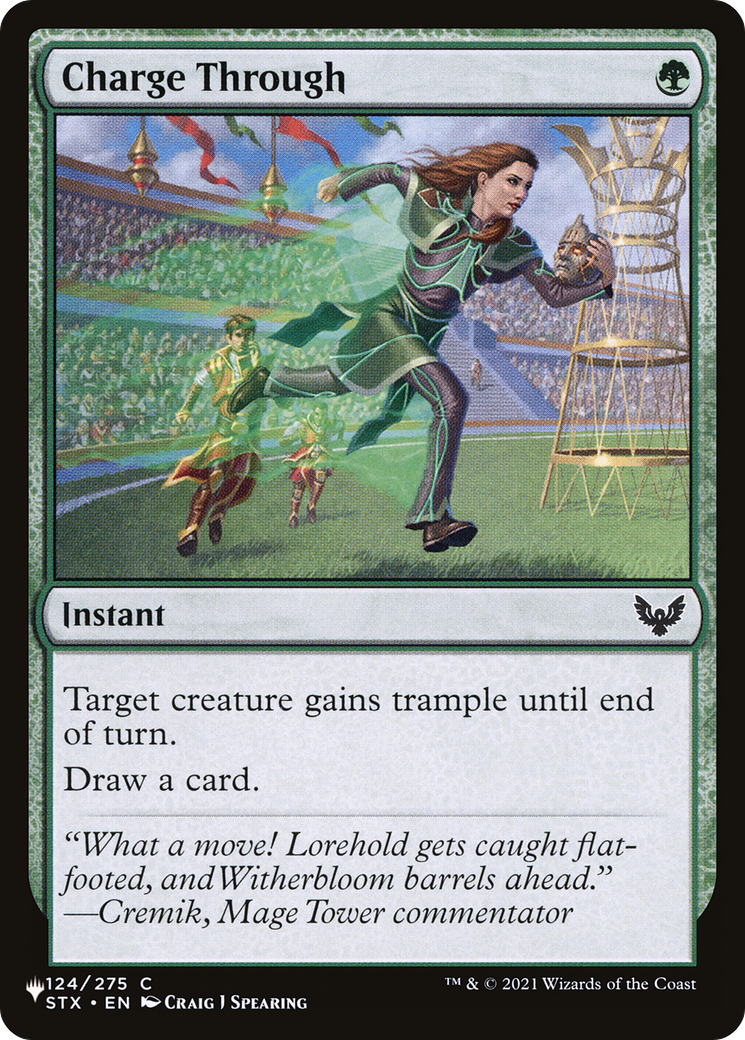 Charge Through (LIST-STX-124) - The List