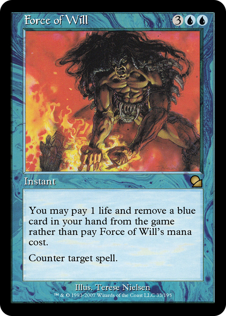 Force of Will (ME1-033) - Masters Edition Foil
