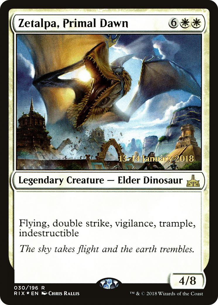 Zetalpa, Primal Dawn (PRE-30S) - Rivals of Ixalan Promos Foil