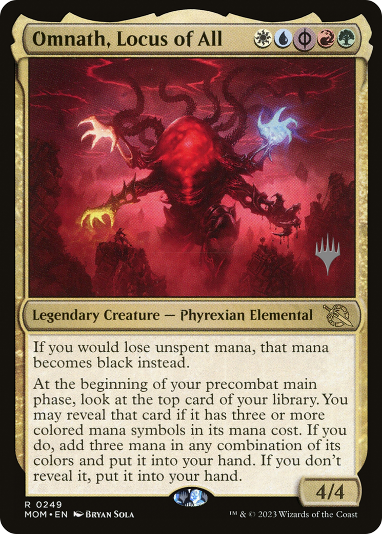 Omnath, Locus of All (PPMOM-249) - March of the Machine Promos