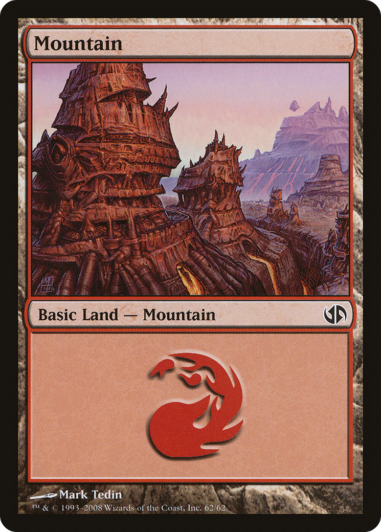 Mountain (62) (DD2-062) - Duel Decks: Jace vs. Chandra