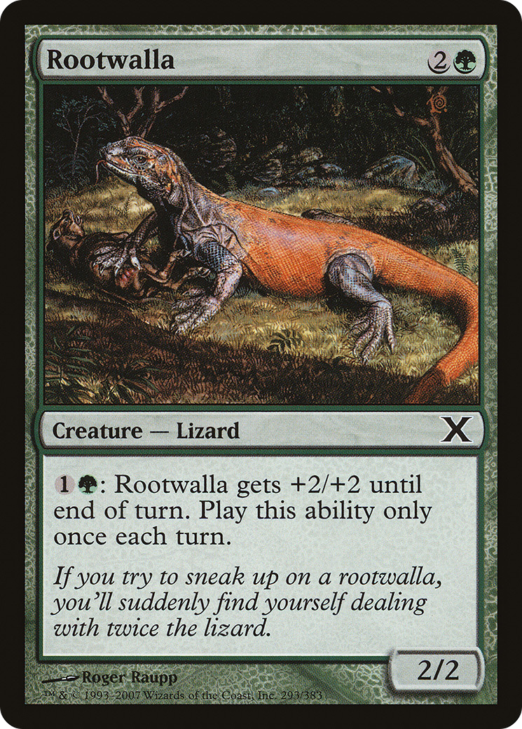 Rootwalla (10E-293) - Tenth Edition Foil