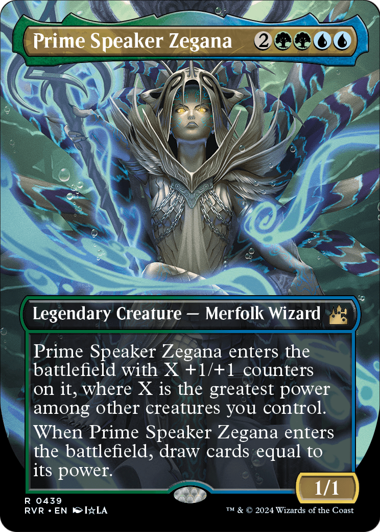 Prime Speaker Zegana (Anime Borderless) (RVR-439) - Ravnica Remastered