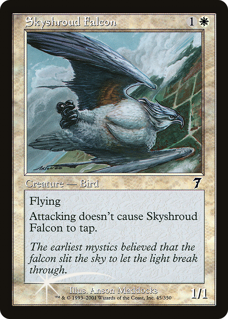 Skyshroud Falcon (7ED-45★) - 7th Edition