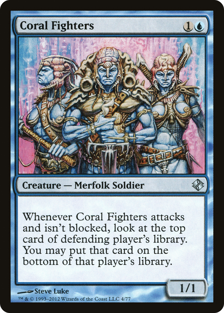Coral Fighters (DDI-004) - Duel Decks: Venser vs. Koth