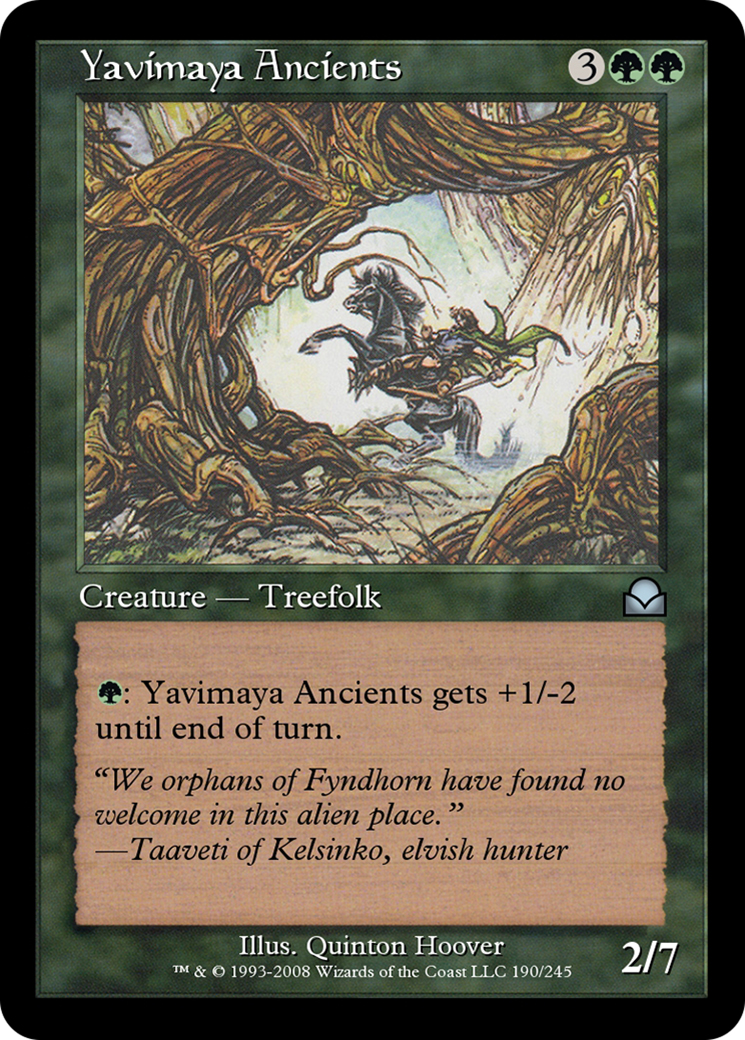 Yavimaya Ancients (ME2-190) - Masters Edition II Foil
