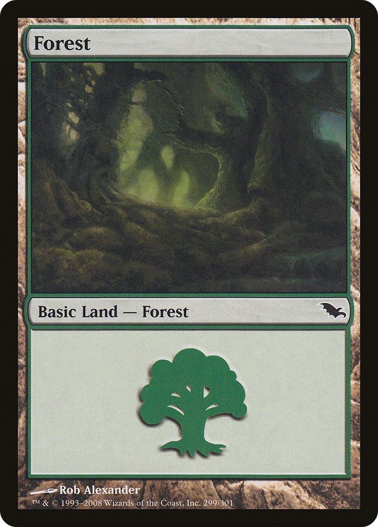 Forest (299) (SHM-299) - Shadowmoor Foil