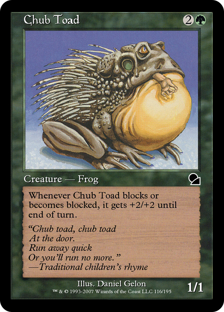 Chub Toad (ME1-116) - Masters Edition Foil