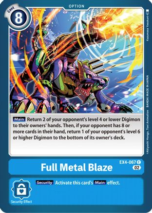 Full Metal Blaze (EX4-067) - Alternative Being Booster