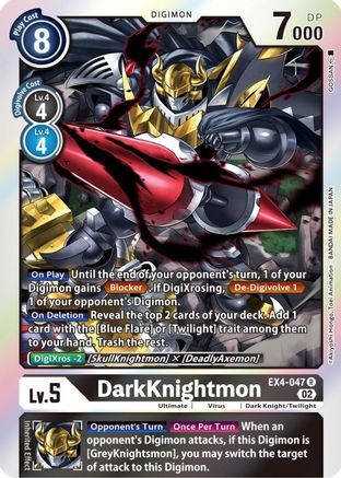 DarkKnightmon (EX4-047) - Alternative Being Booster Foil