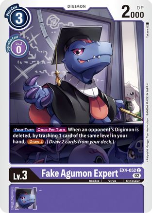 Fake Agumon Expert (EX4-052) - Alternative Being Booster