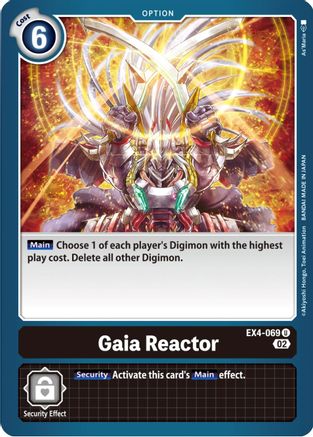 Gaia Reactor (EX4-069) - Alternative Being Booster