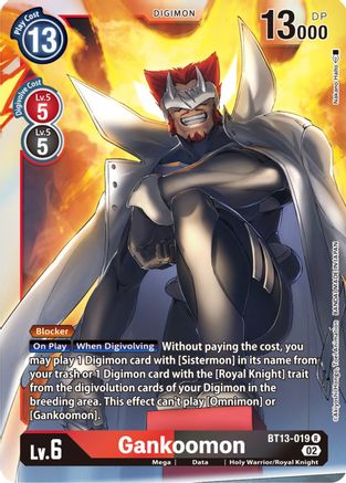 Gankoomon (BT13-019) - Versus Royal Knights Foil