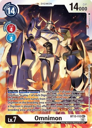 Omnimon (BT13-112) - Versus Royal Knights Foil