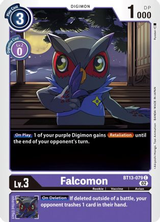 Falcomon (BT13-079) - Versus Royal Knights