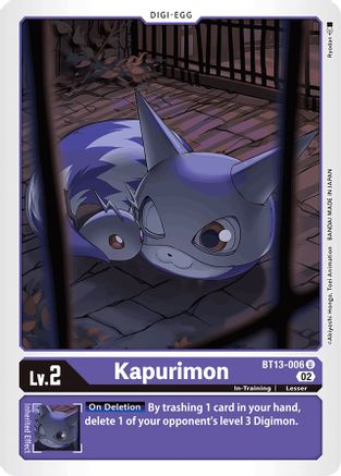 Kapurimon (BT13-006) - Versus Royal Knights
