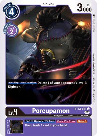 Porcupamon (BT13-081) - Versus Royal Knights