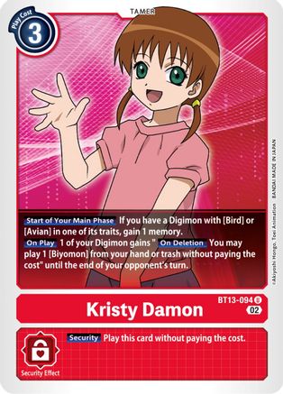 Kristy Damon (BT13-094) - Versus Royal Knights