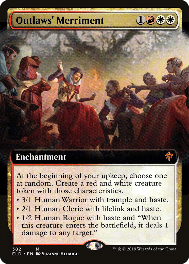 Outlaws' Merriment (Extended Art) (ELD-382) - Throne of Eldraine: (Extended Art) Foil