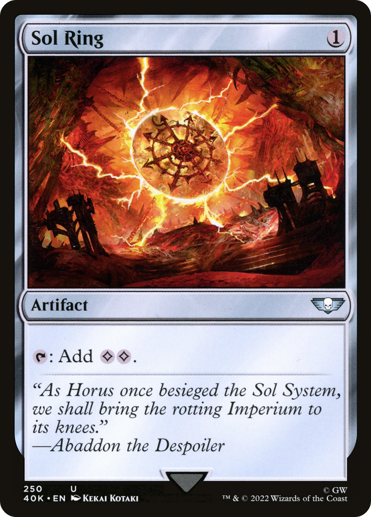 Sol Ring (250) (40K-250) - Warhammer 40,000 Commander