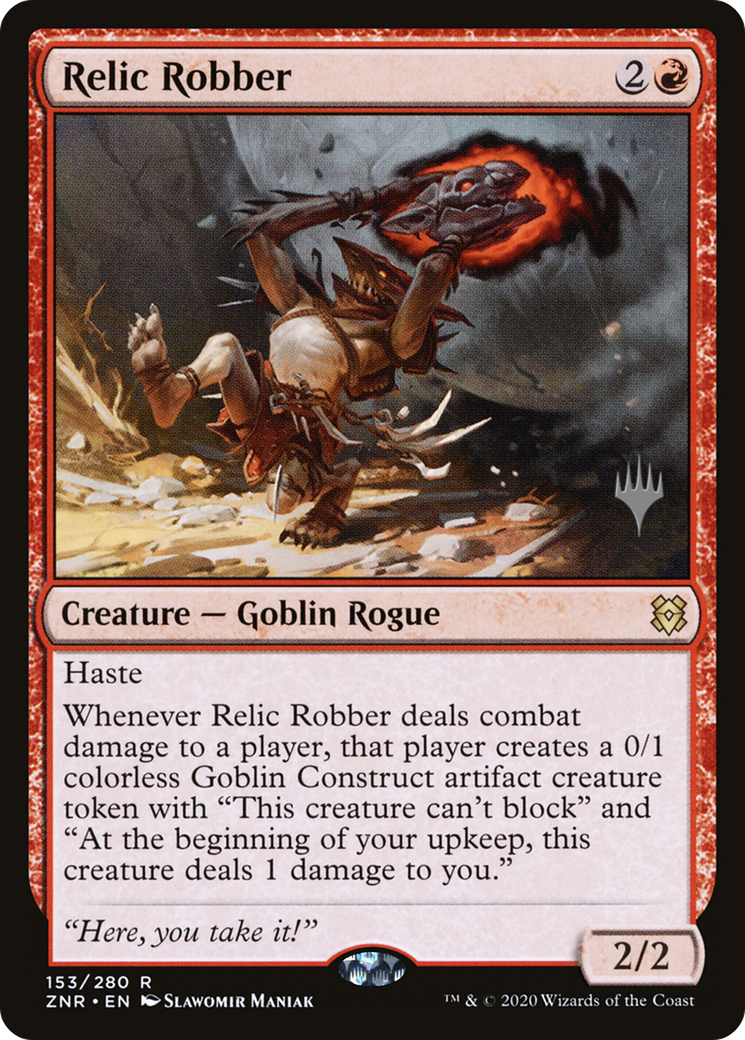 Relic Robber (PPZNR-153) - Zendikar Rising Promos