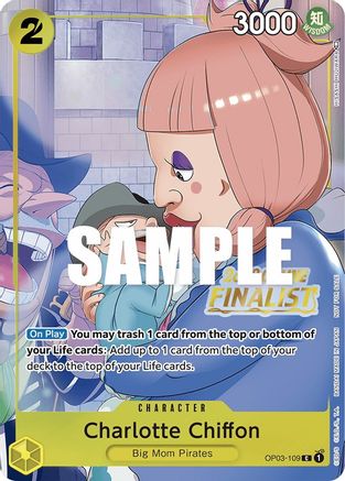 Charlotte Chiffon (Online Regional 2023) [Finalist] (OP03-109) - One Piece Promotion Cards Foil