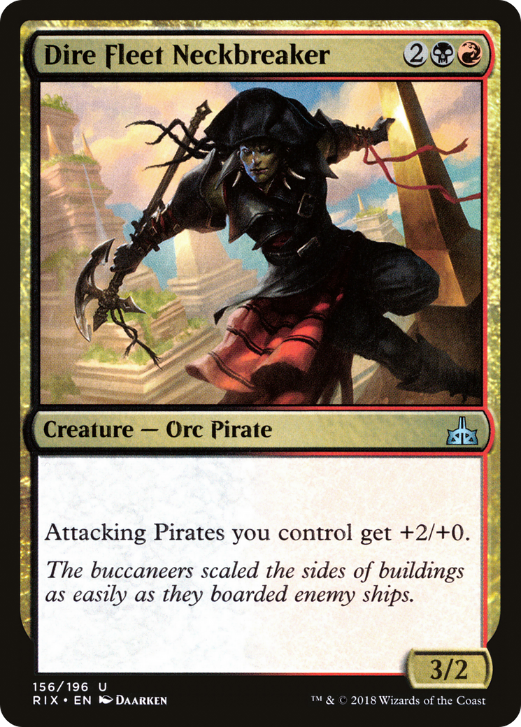 Dire Fleet Neckbreaker (RIX-156) - Rivals of Ixalan