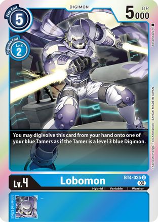 Lobomon (Resurgence Booster Reprint) (BT4-025) - Resurgence Booster Foil