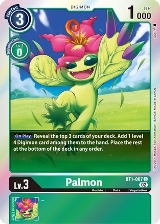 Palmon (Resurgence Booster Reprint) (BT1-067) - Resurgence Booster Foil