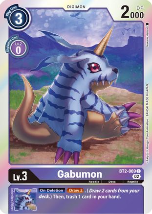 Gabumon - BT2-069 (Resurgence Booster Reprint) (BT2-069) - Resurgence Booster Foil