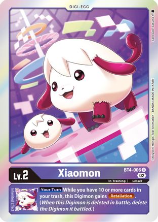 Xiaomon (Resurgence Booster Reprint) (BT4-006) - Resurgence Booster Foil