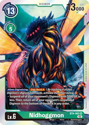 Nidhoggmon (Resurgence Booster Reprint) (BT4-062) - Resurgence Booster Foil