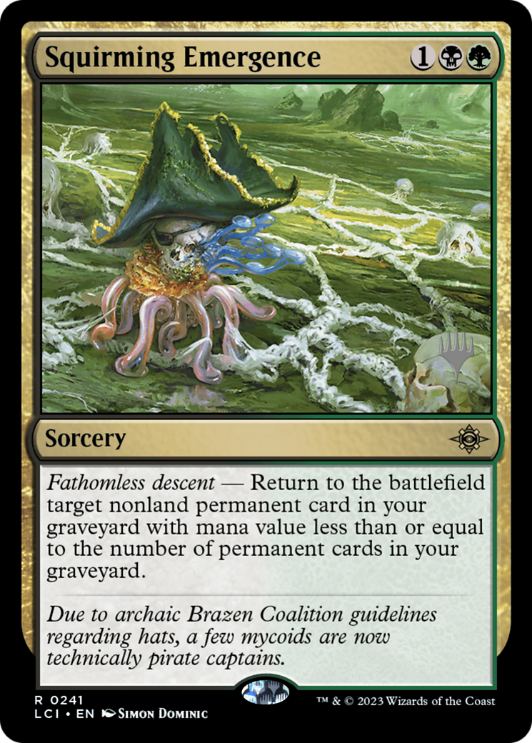Squirming Emergence (PPLCI-241) - The Lost Caverns of Ixalan Promos