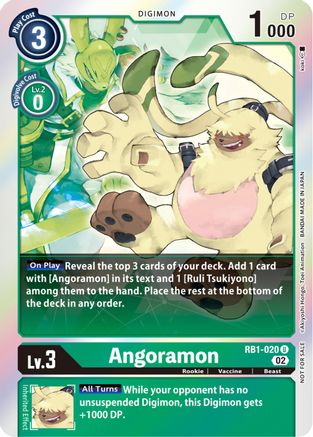 Angoramon (Resurgence Booster Box Promotion Pack) (RB1-020) - Resurgence Booster Foil