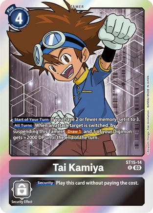 Tai Kamiya (ST15-14) - Starter Deck 15: Dragon of Courage Foil