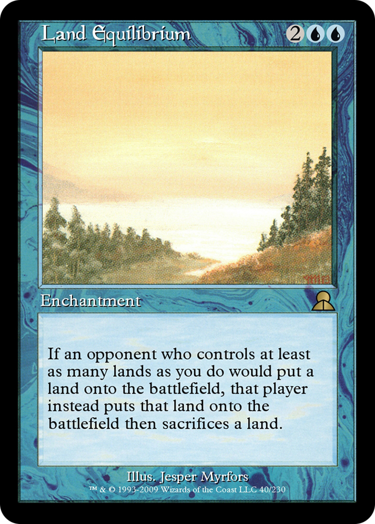 Land Equilibrium (ME3-040) - Masters Edition III Foil
