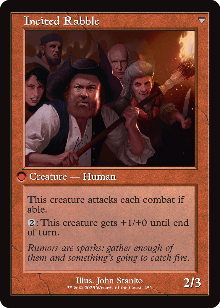 Town Gossipmonger (Retro Frame) (INR-451) - Innistrad Remastered Foil