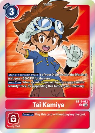 Tai Kamiya (BT14-082) - Blast Ace Foil