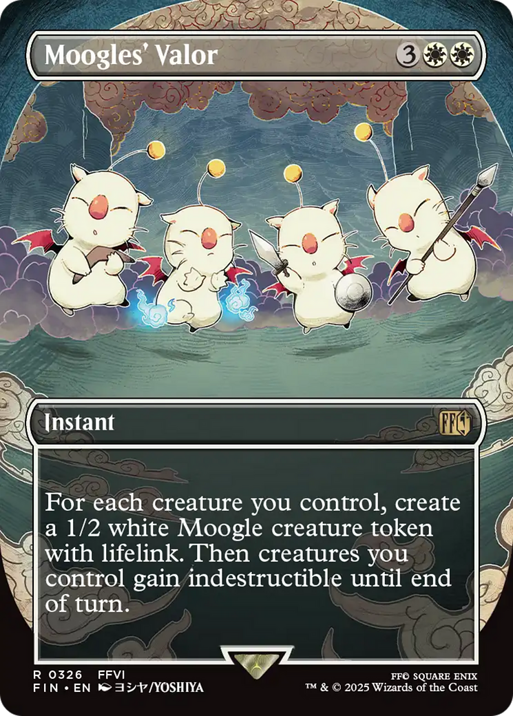 Moogles' Valor (Borderless) (FIN-326) - FINAL FANTASY