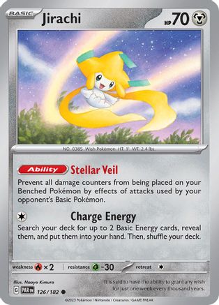 Jirachi 126  SV04 Paradox Rift - Common