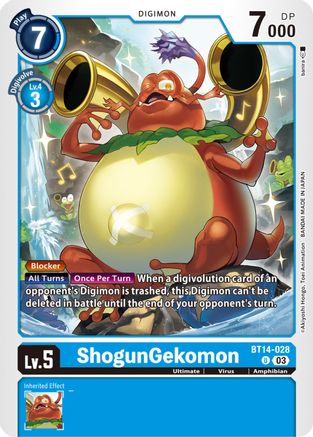 ShogunGekomon (BT14-028) - Blast Ace