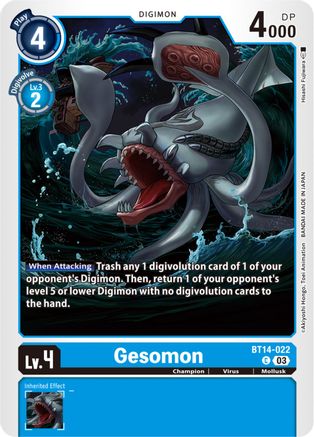 Gesomon (BT14-022) - Blast Ace