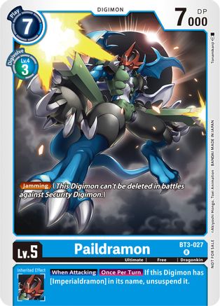 Paildramon (BT3-027) (NYCC 2023 Demo Deck) (BT3-027) - Digimon Demo Deck Exclusive Cards