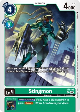 Stingmon (ST9-09) (NYCC 2023 Demo Deck) (ST9-09) - Digimon Demo Deck Exclusive Cards