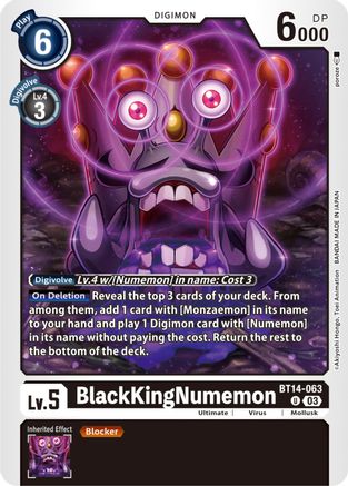 BlackKingNumemon (BT14-063) - Blast Ace
