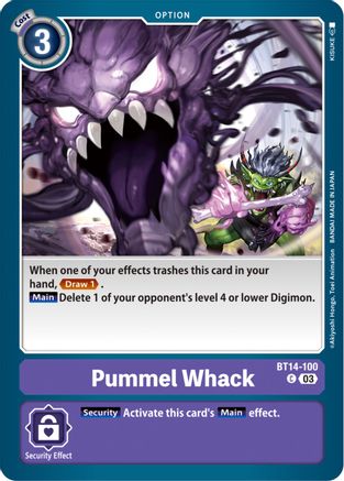 Pummel Whack (BT14-100) - Blast Ace
